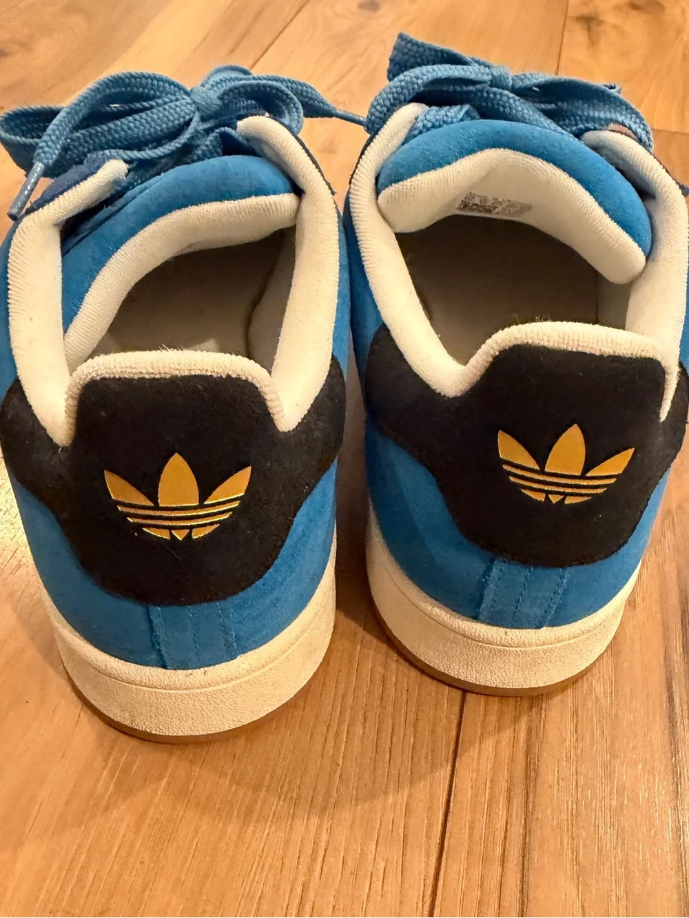 adidas Men’s Blue Campus Sneaker with White Stripes Originals ID2048 Size 12.5